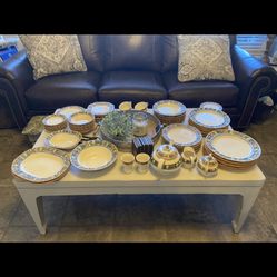 China Set - ADAMS TITIAN WARE "DELLA ROBBIA"-10 PLACE-SETTINGS-72 PIECES