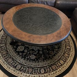 Coffee Table and Rug