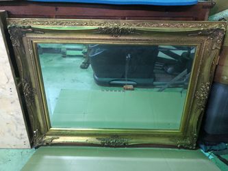 Gold mirror beautiful elegant antique only $80