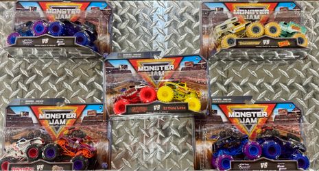 Monster Jam 1:64 Scale Die-Cast 2-Pack Set (5 Packs)