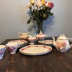 Floral Tea Set