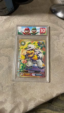 Super Mario Bowser Gem Mint 10 Card 