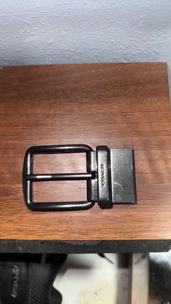 Coach Black Metal Belt Buckle