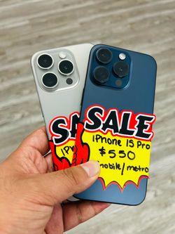 iPhone 15 pro T-Mobile metro only