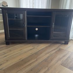 Wood & Glass TV Cabinet