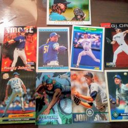 Lot Of 10 Randy Johnson Cards. Mariners.