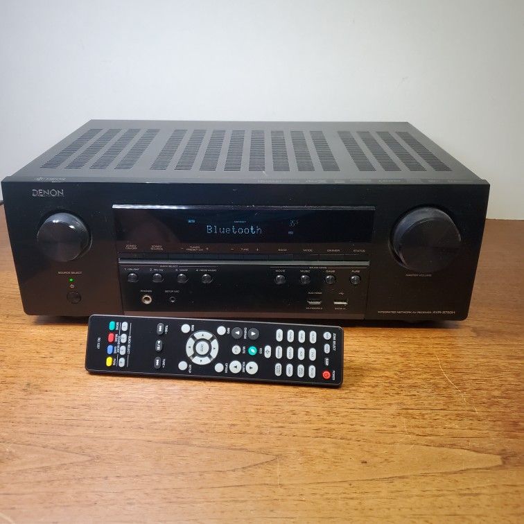 Denon Bluetooth AVR S540BT 4K AM/FM  Receiver With Remote