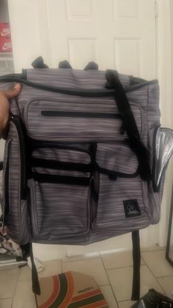 Jeep Gray Striped Backpack