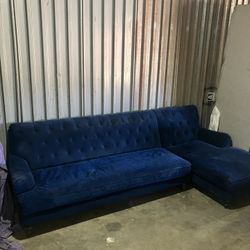 Blue Z Gallerie Sectional Sofa 