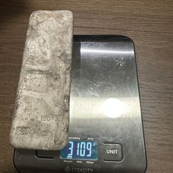 Vintage Johnson Matthey 100 oz Silver Bar - .999+ Fine