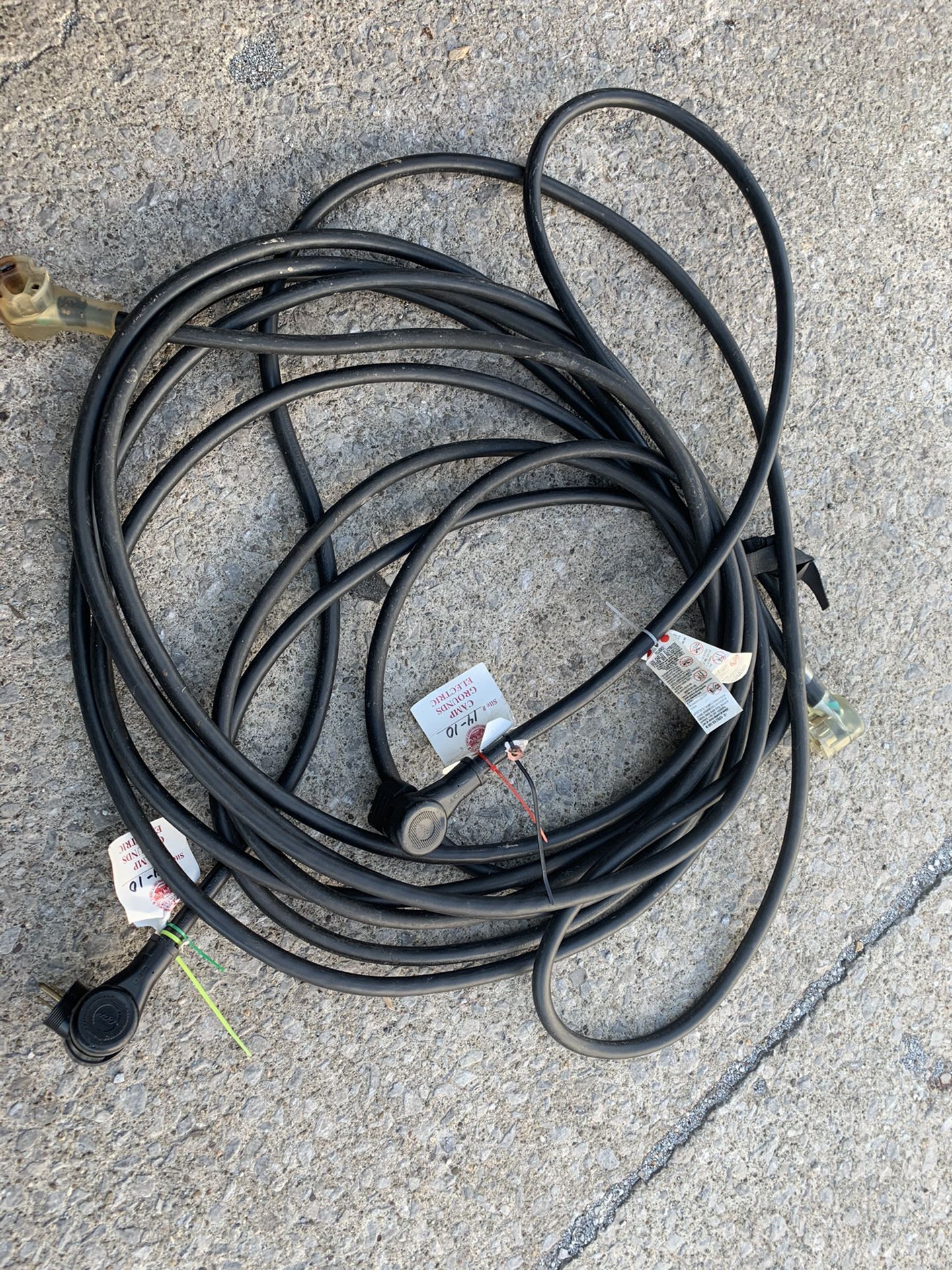 Camper/RV Power cables