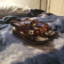 Real Leather Earth Sandals
