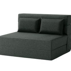 FILUXE Convertible Folding Sofa Bed - Sleeper Chair with Pillow, Modern Linen Fabric Floor & Futon Couch, Foldable Mattress for Living Room/Dorm/Guest