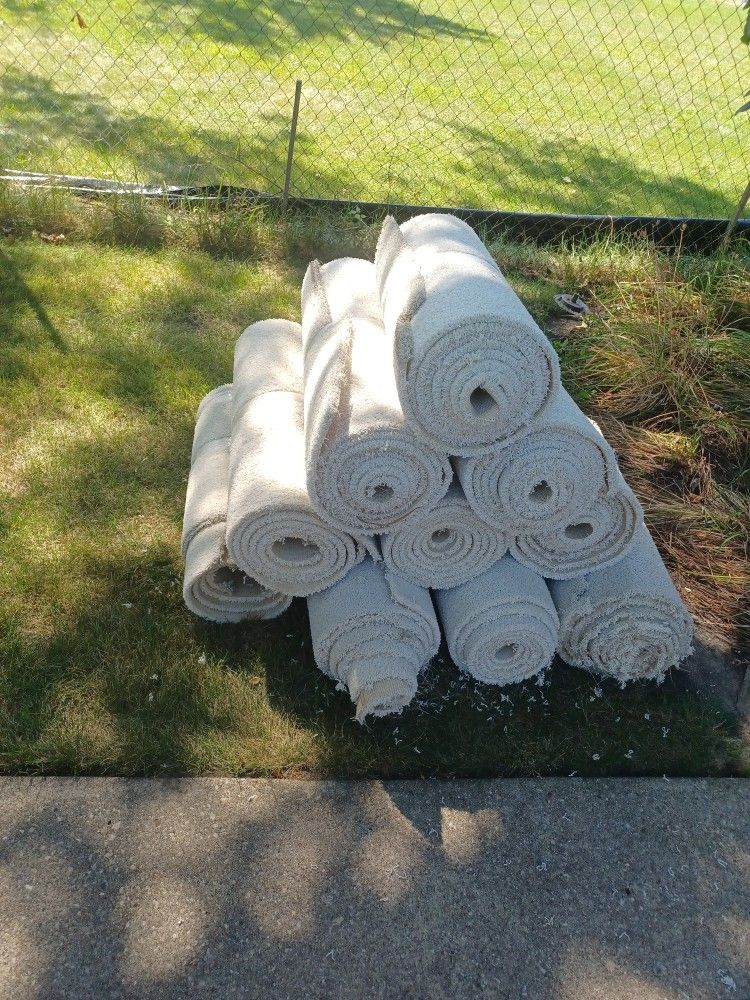$50 FOR ALL -- (7) 3' X 15' DuPont Stainmaster Carpet