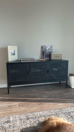 Target Black console side table