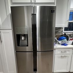 Samsung Counter Depth, French Door, Button Freezer, Stainless Steel 