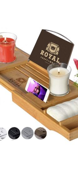 Royal Bamboo Bathtub Caddy