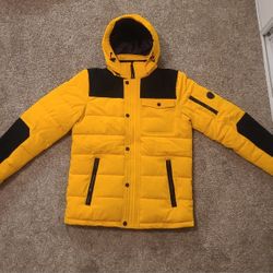 Size SMALL Nautica Coat Puffer Jacket Yellow