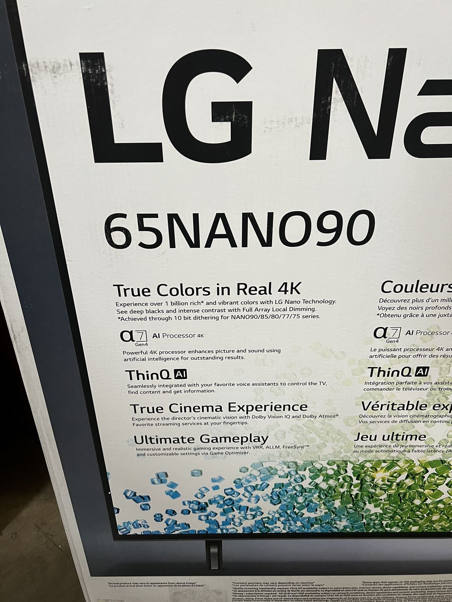 LG 65NANO90UPA Alexa BuiltIn NanoCell 90 Series 65" 4K Smart UHD