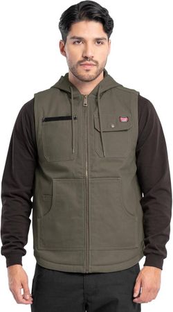Wrangler Men's Hooded Work Vest