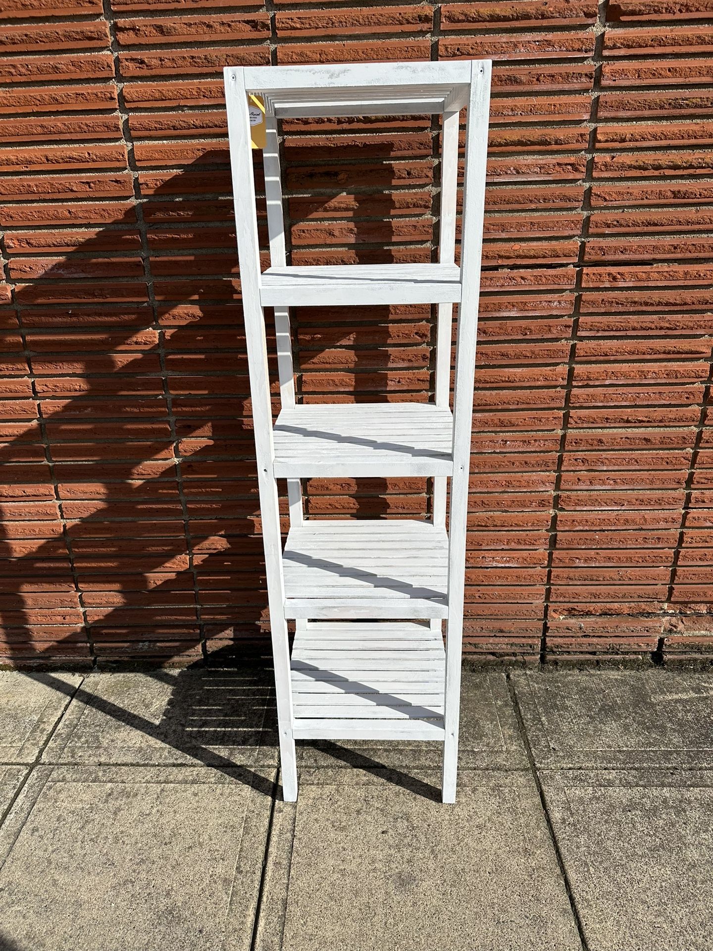 Modern Wood Slat Shelf 