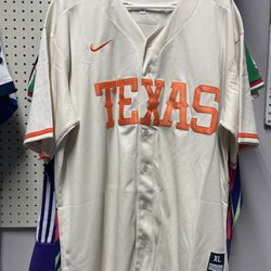 Small Texas Longhorns Baseball Jersey