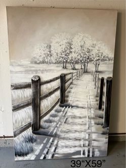 Large Canvas Wall Art 39x59 Landscape Painting