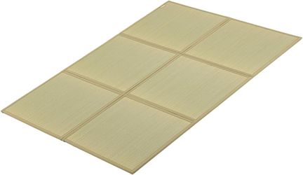 FULI Japanese Tatami Mattress Foldable Igusa Rush Grass Tatami Rug #3646M UP1