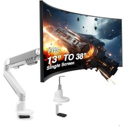 AVLT Single 13"-38" Monitor Arm Desk Mount
