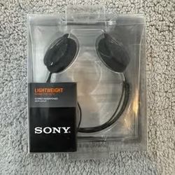 Sony MDR-G45LP Lightweight Behind The Neck Stereo Headphones Corded Black _ Mercari