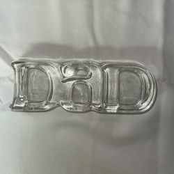 Avon Vintage “DAD” Pride & Joy Paperweight/ Picture Frame