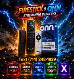 Fire stick / Onn TV Streaming Devices - SUPER
