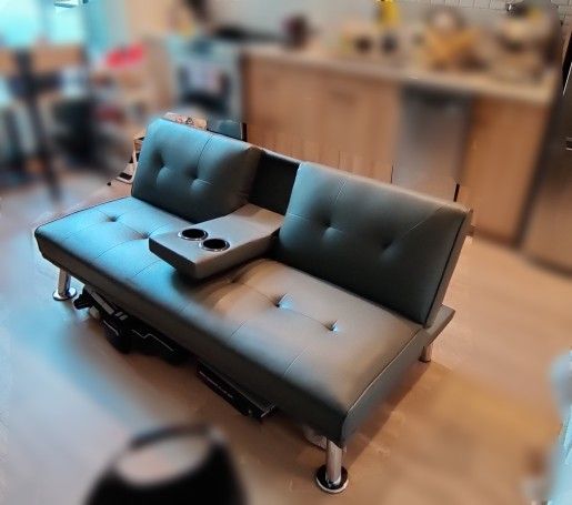 Futon With Cupholder 