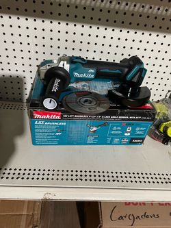 Makita 18V LXT Lithium-Ion Brushless Cordless 4-1/ 2 in. /5 in. X-LOCK Angle Grinder with AFT, Tool Only