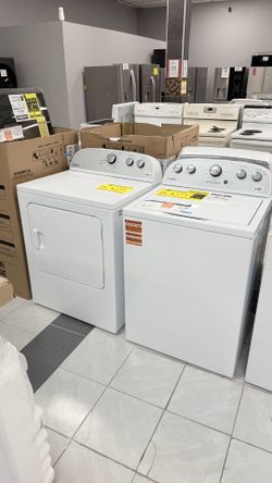 WHIRLPOOL TOP LOAD WASHER AND DRYER