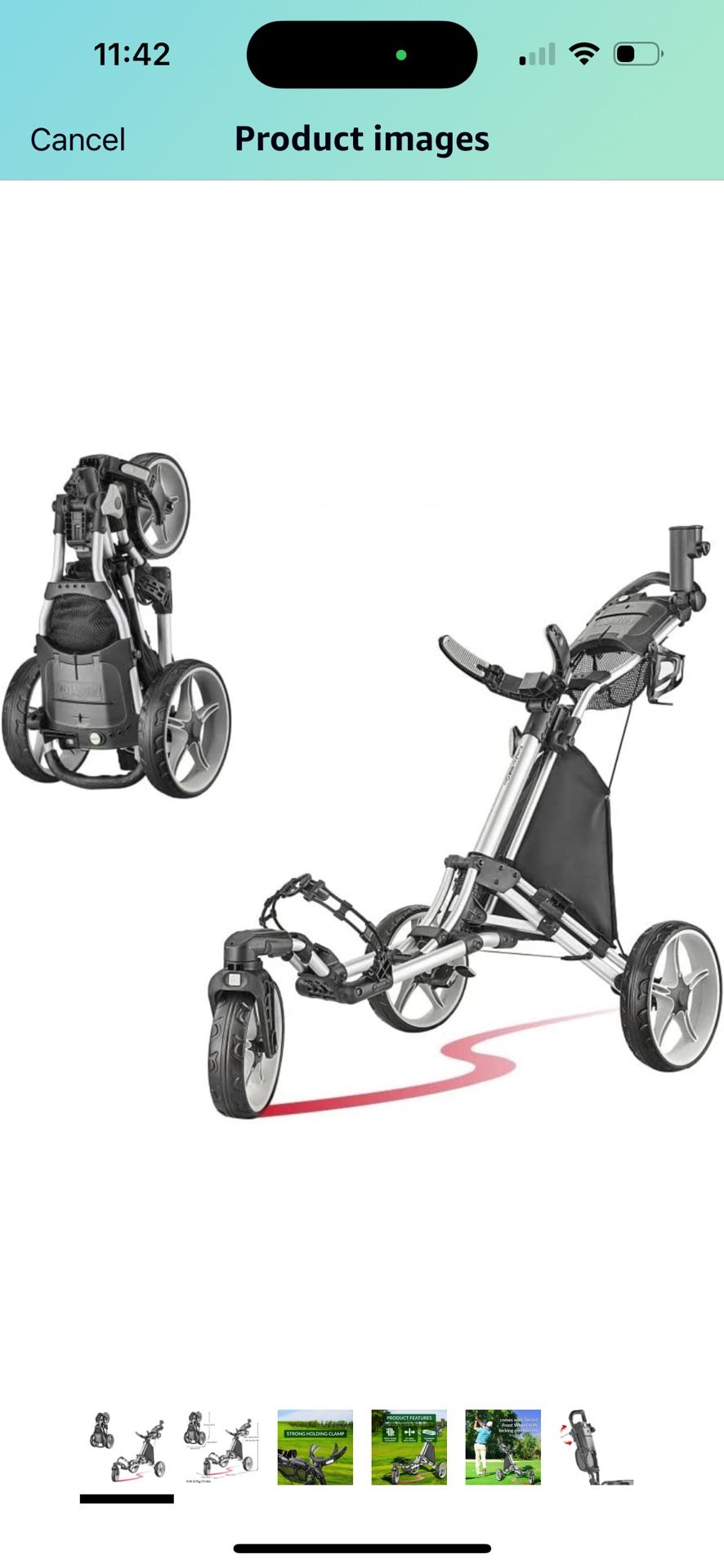 Caddytek CaddyLite ONE - Swivel, Version 8