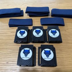 SlimeVR Trackers - WolfMotion - FBT - 5 trackers 