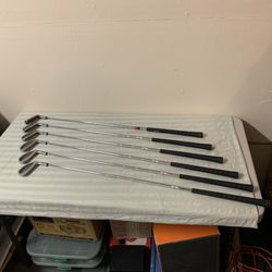 6 Set Of Ram Golf Copper Insert Iron Clubs
