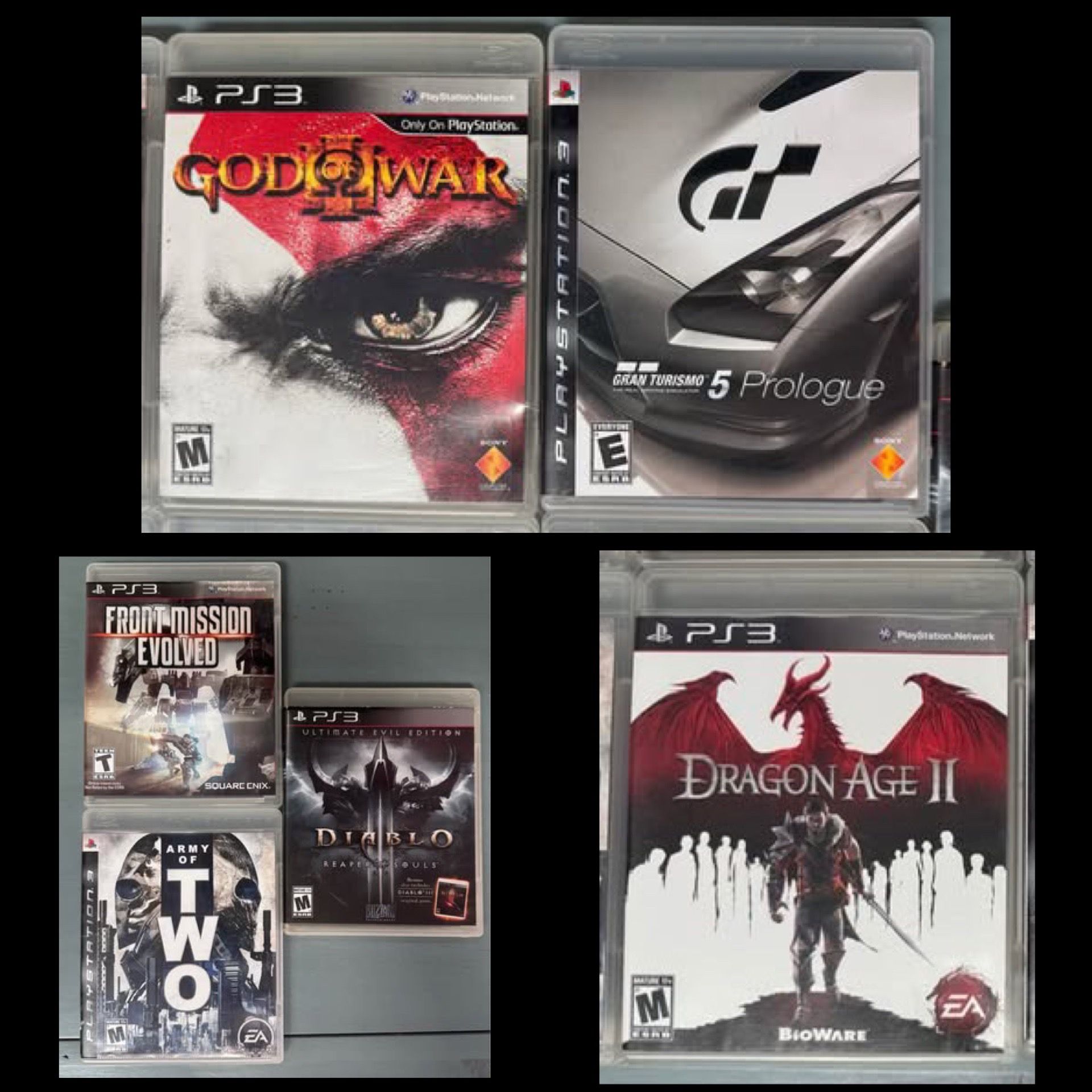 Ps3 PlayStation Games just $10 each