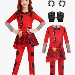 **Reduced.!!**Girls 5-6 Yrs Cosplay Costume-Red-NEW