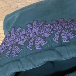 Fucking Awesome Spiral Arc Hoodie Teal