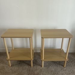 2 Tier End Table Set of 2