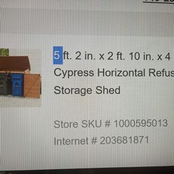 Garage can Storage Shed 