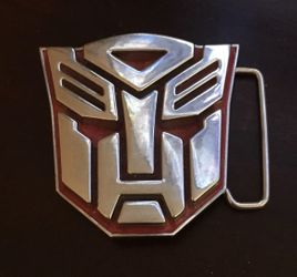 Transformers Autobot Metal Belt Buckle 