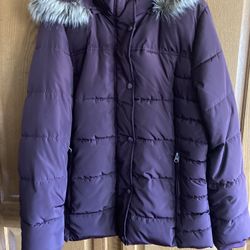 St John’s Bay Puffer Jacket- New- Never Worn