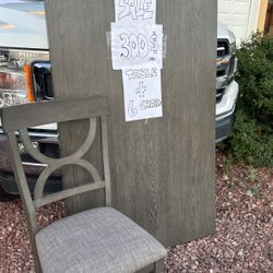 Dining Table With 6 Chairs 