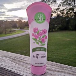 RARE Discontinued Simply Basic Sweet Pea Body Lotion Full Size 8 Oz NEW Y2K