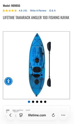 Two fishing kayaks
