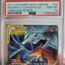 POKEMON TCG Reshiram & Charizard GX 2019 Pokemon TCG Unbroken