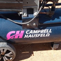 Campbell Hausfield 8 Gallon 110 Electric 150 Psi Used Air Compressor In Excellent Condition